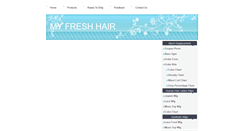 Desktop Screenshot of myfreshhair.com