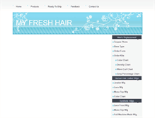 Tablet Screenshot of myfreshhair.com